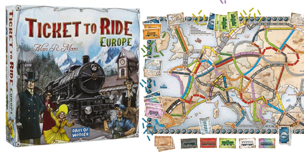 Ticket to Ride Europe spelersbord