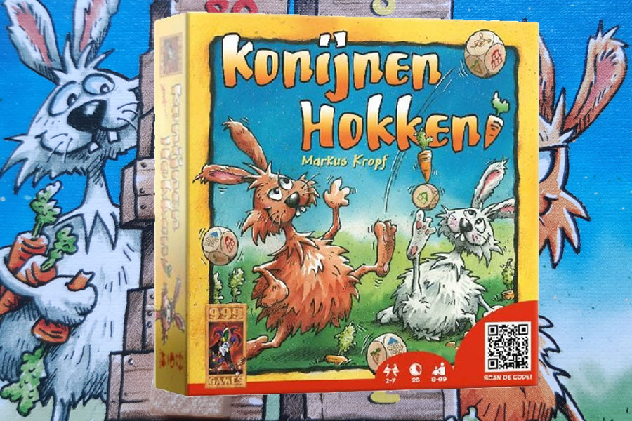Je bekijkt nu Konijnen Hokken dobbelspel review: stoppen of doorgaan