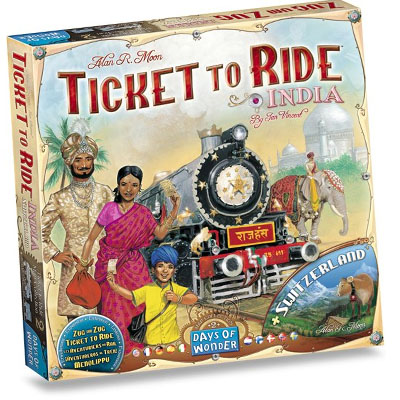 Ticket to Ride India & Zwitserland