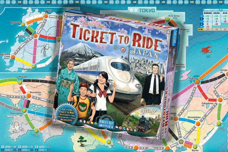 Ticket to Ride Japan & Italy review hogesnelheidstreinen en regio’s