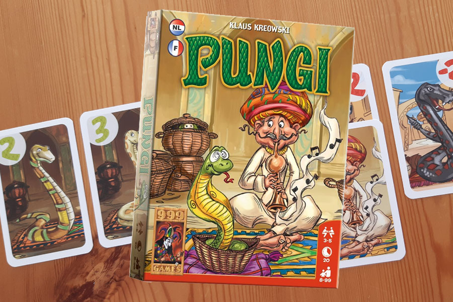 Je bekijkt nu Pungi kaartspel review: word een echte slangenbezweerder!