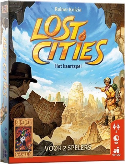 Lost Cities het Kaartspel voor 2 spelers