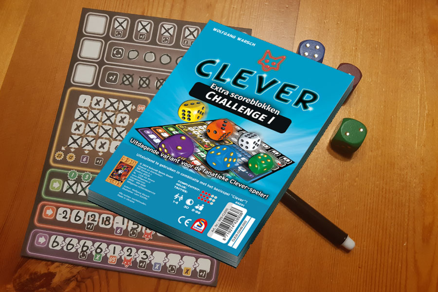 Je bekijkt nu Clever Challenge 1 dobbelspel review: Uitgebreide nieuwe mogelijkheden