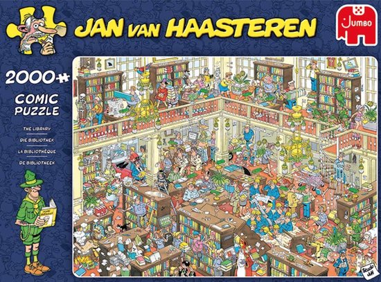 Jan van Haasteren: De Bibliotheek 2000 stukjes