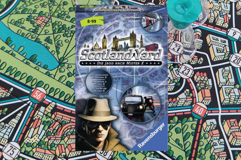 Scotland Yard pocketspel review en speluitleg De jacht op Mister X