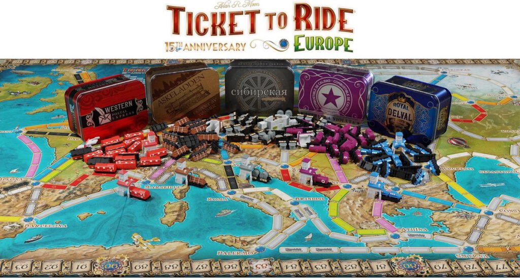Ticket to Ride Europe 15th Anniversary