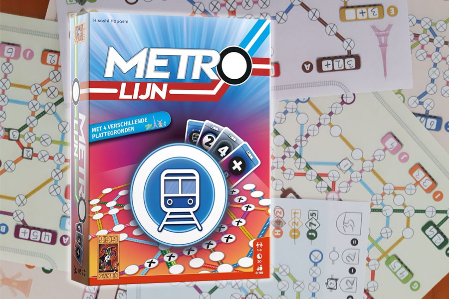 Je bekijkt nu Metrolijn kaartspel review: kom zo snel mogelijk op je bestemming
